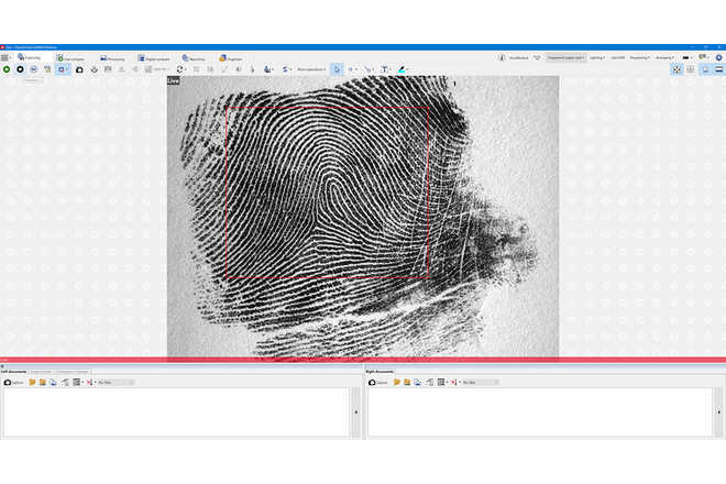 LUCIA Forensic Bildaufnahmefenster image