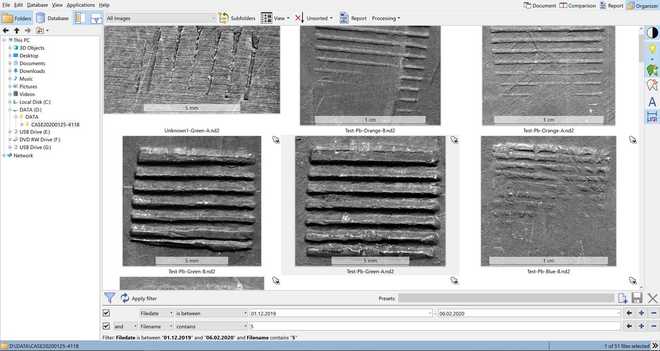 Organizer – integrated advanced image browser with large high-resolution previews and filtering. image