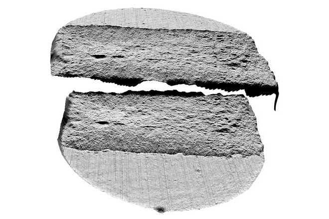 3D-Vergleichsmodus Freie Anordnung von zwei Bruchstellen übereinander. image